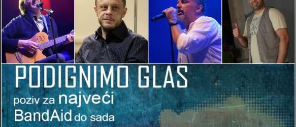 Hrvatski BandAid – Svi se mogu priključiti akciji Podignimo glas